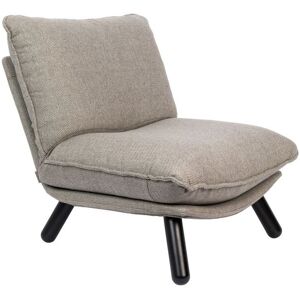 Zuiver Fauteuil lounge en tissu gris