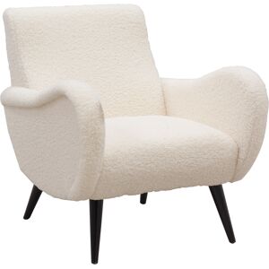 Aubry Gaspard Fauteuil design en polyester et bois douceur