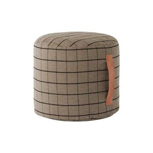 OYOY Living Design Pouf gris en coton Ø40xH35cm Gris 40x35x40cm