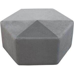 The Home Deco Factory Grand pouf 75 cm gris souris