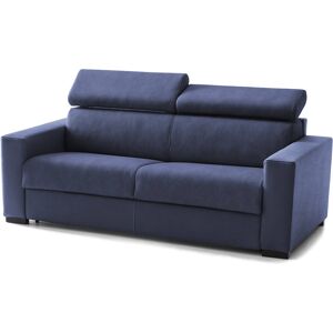 Talamo Italia Canape lit 2 places en tissu bleu 140x95 cm