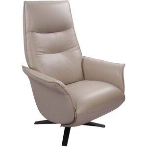 My New Design Fauteuil de Relaxation Manuel Design - Cuir Beige