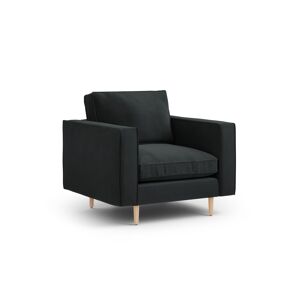 CXL by Christian Lacroix Fauteuil 1 place en tissu structure noir