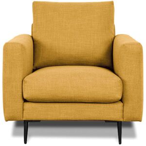 Maison Aubertin Fauteuil 1 place tissu jaune