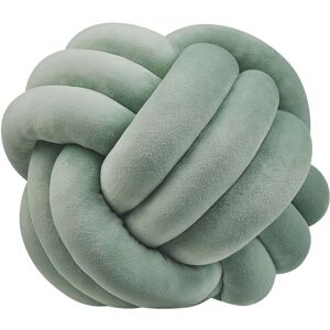 Beliani Coussin decoratif en tissu vert 30x30cm Vert 30x30x30cm