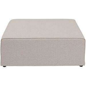 Kare Design Pouf pour canape modulable en tissu creme L68