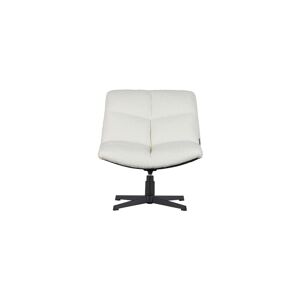 WOOOD Fauteuil effet peau de mouton blanc