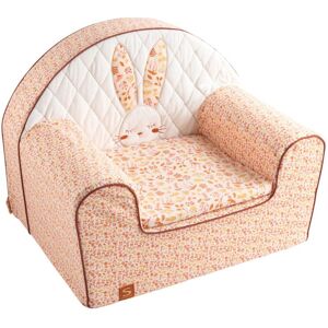 Sauthon Fauteuil club en coton rose