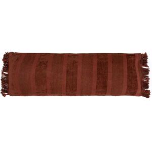 Bazar Bizar Coussin en velours bordeaux 35x100