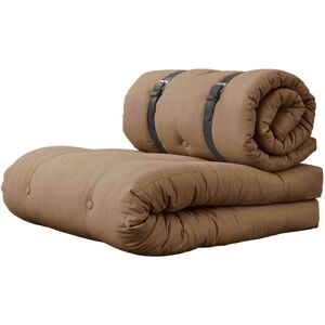 Karup Design Matelas futon pouf 2 en 1 marron 70x200