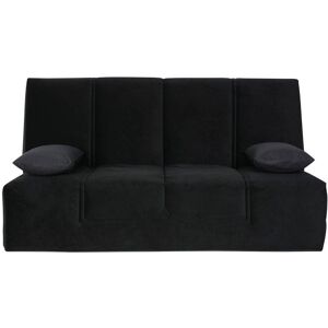 Relaxima Banquette CC LOS ANGELES 130x190, matelas Dunlopillo, angel noir