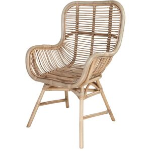 Rotin Design Fauteuil en rotin beige Beige 65x96x62cm