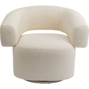 Kare Design Fauteuil pivotant creme