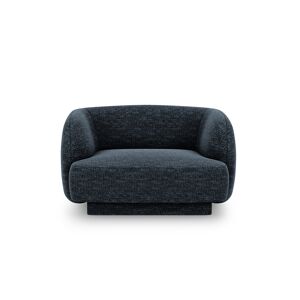 Micadoni Home Fauteuils en tissu chenille bleu roi