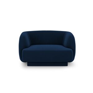 Micadoni Home Fauteuils en tissu velours bleu roi