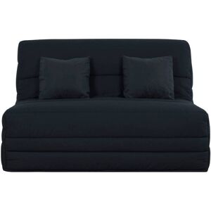 Relaxima Banquette BZ WASSY 140 x 200, uni noir