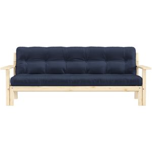 Karup Design Canape convertible en pin massif avec futon bleu marine 2 places