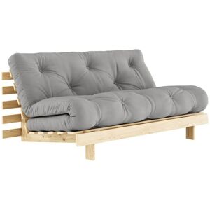 Karup Design Canape convertible en pin massif avec futon gris 160x200