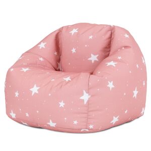 Icon Pouf fauteuil enfant rose pastel