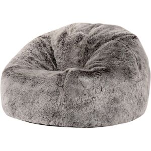 Icon Pouf enfant fausse fourrure gris loup