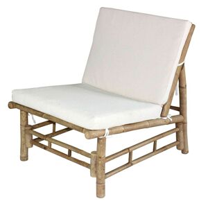 Decoclico Fauteuil bas en bambou Beige 87x80x65cm