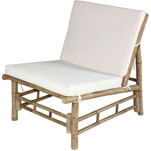 Decoclico Fauteuil bas en bambou Beige 87x80x65cm