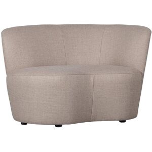 WOOOD Banc Droit - Polyester - Beige - 73x112x80 - WOOOD Exclusive - Stone