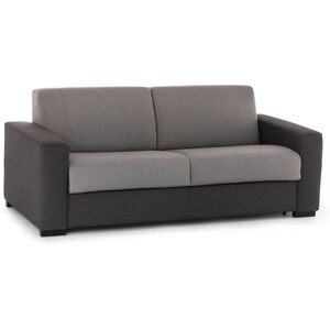 Talamo Italia Canapé fixe 2 places en tissu gris, anthracite 140x95 cm - Publicité