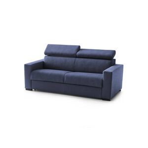 Talamo Italia Canapé fixe 2 places en tissu bleu 160x95 cm - Publicité