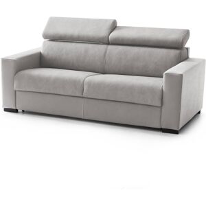 Talamo Italia Canapé fixe 2 places en tissu gris 160x95 cm - Publicité