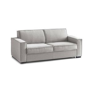 Talamo Italia Canapé fixe 2 places en tissu gris 140x95 cm - Publicité