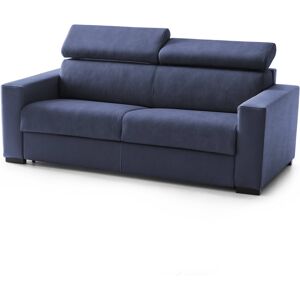 Talamo Italia Canapé fixe 2 places en tissu bleu 160x95 cm - Publicité