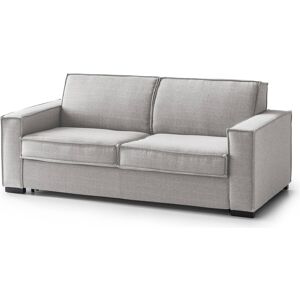 Talamo Italia Canapé fixe 2 places en tissu gris 140x95 cm - Publicité