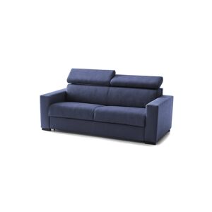 Talamo Italia Canape lit 2 places en tissu bleu 140x95 cm