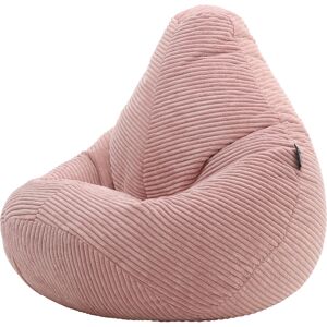 Icon Pouf enfant inclinable velours côtelé rose aube