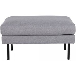 Meubles & Design Pouf rectangulaire 85x64cm en tissu gris