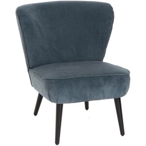 Hellin Fauteuil crapaud en velours côtele