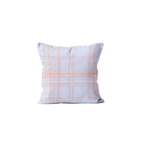 Coast And Valley Coussin tendance velours Bleu Orange 60x60cm Bleu 60x1x60cm