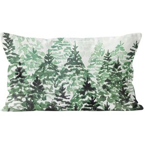 Coast And Valley Coussin deco suedine vert 40x67cm