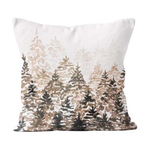 Coast And Valley Coussin deco hiver velours sepia 60x60cm