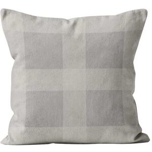 Coast And Valley Coussin motif graphique velours gris 60x60cm Gris 60x1x60cm