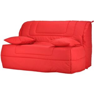 CAMIF Banquette BZ avec matelas Bultex rouge 140 x 190 cm