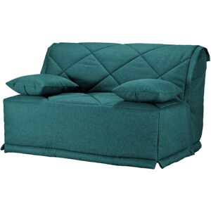 CAMIF Banquette BZ avec matelas de 15 cm bleu canard