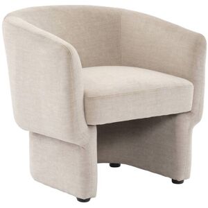 sweeek Fauteuil relax aux formes arrondies beige