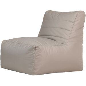 Veeva Pouf fauteuil de jardin modulaire d'exterieur beige galet Beige 96x72x65cm