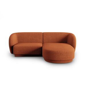 CXL by Christian Lacroix Canape d'angle droit modulable 3 places en chenille Terracotta