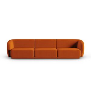 CXL by Christian Lacroix Canape modulable 3 places en velours terracotta