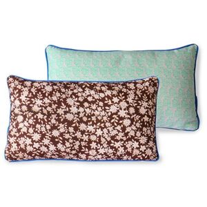 Coussin imprimé Doris marron - HKliving - Publicité