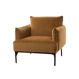 AMADEUS Fauteuil Marco - Marron Autre Tissu Amadeus 77x74 cm