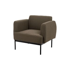 AMADEUS Fauteuil Sanna kaki - Vert Autre Polyester Amadeus 81x70.5 cm